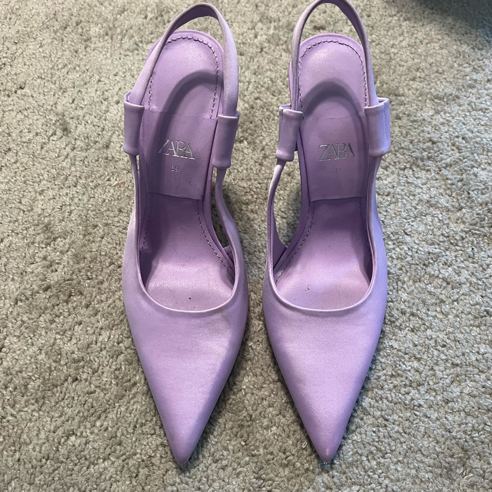 Zara purple pump